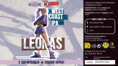 Mononoke Cafe Etiqueta Leonas colabo Octavo Arte